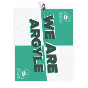 We Are Argyle Golf Towel