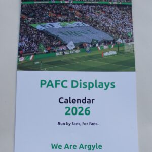 PAFC Displays 2026 calendar