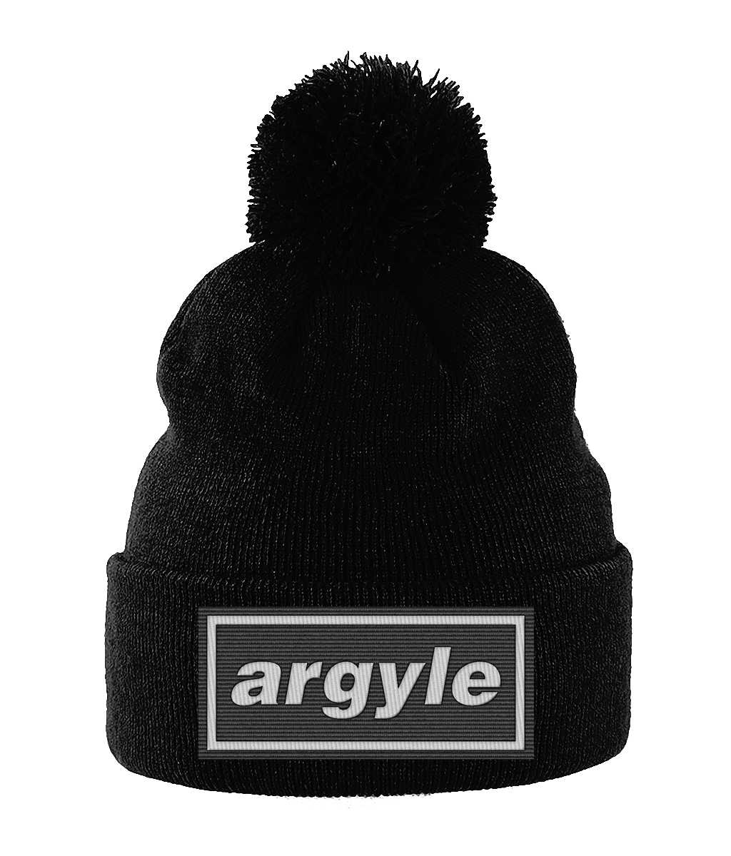 Pom Pom Beanie Argyle Oasis